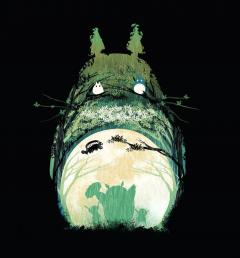 Mini Poster metal -Totoro - by Dan Fajardo