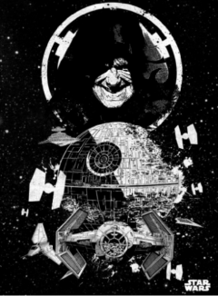 Mini Poster metal - Death Star
