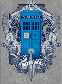 Poster metal L format - Tardis