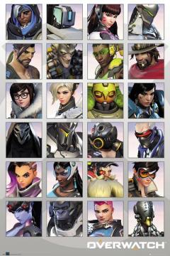 Poster - Overwatch Charcater Portraits