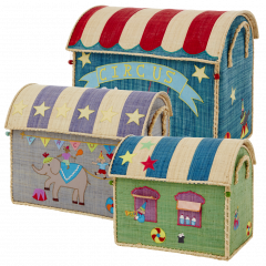 Set de 3 cosuri pentru jucarii - Circ