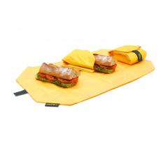 Ambalaj eco pentru gustari - Boc`N`Roll - Square Yellow