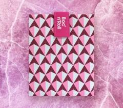 Ambalaj eco pentru gustari - Boc`N`Roll - Tiles Pink