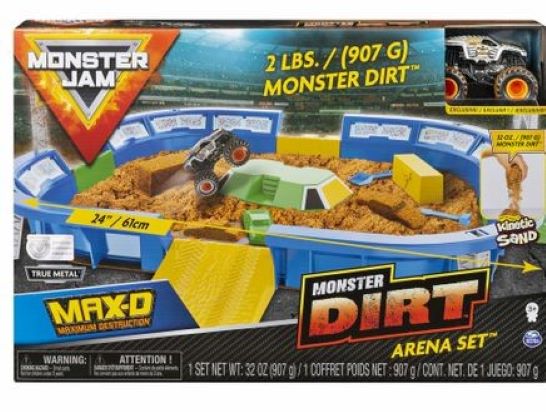 Monster truck sales kinetic sand