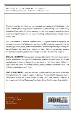 Historical Dictionary of the U.S. Congress