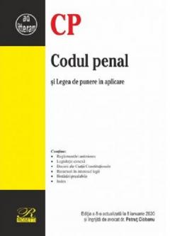 Codul penal. Editia a 8-a actualizata la 8 ianuarie 2020