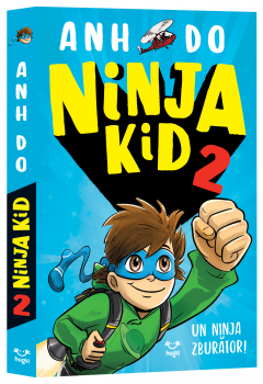 Coperta cărții: Un ninja zburator! - eleseries.com