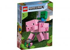 LEGO Minecraft - Porc cu Bebelus zombi (21157)