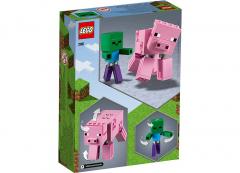 LEGO Minecraft - Porc cu Bebelus zombi (21157)