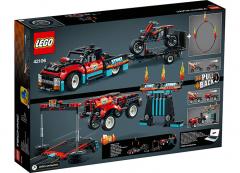 Camion si motocicleta pentru cascadorii (42106)