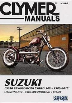 Coperta cărții Clymer Manuals Suzuki Ls650