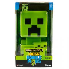 Figurina Minecraft Mega Bobble Mobs Green