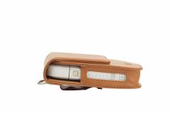 Husa din piele maro pentru IQOS