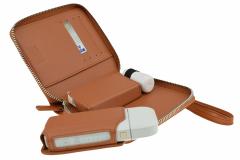 Husa din piele maro pentru IQOS