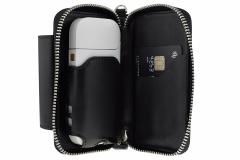 Husa din piele neagra pentru IQOS