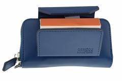 Husa din piele albastra pentru IQOS