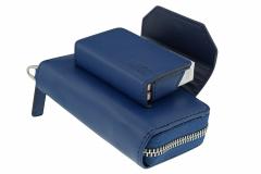 Husa din piele albastra pentru IQOS