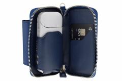Husa din piele albastra pentru IQOS