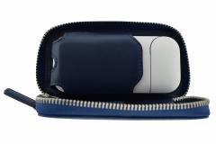 Husa din piele albastra pentru IQOS