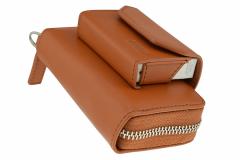 Husa din piele maro pentru IQOS