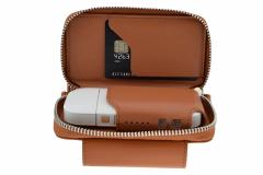 Husa din piele maro pentru IQOS