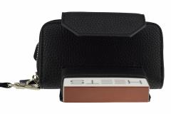 Husa din piele sintetica neagra pentru IQOS