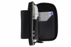 Husa din piele sintetica neagra pentru IQOS