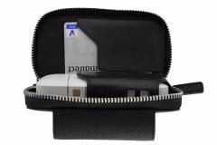 Husa din piele sintetica neagra pentru IQOS