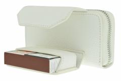 Husa din piele sintetica alba pentru IQOS