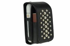 Husa din piele sintetica neagra pentru IQOS