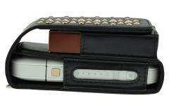 Husa din piele sintetica neagra pentru IQOS