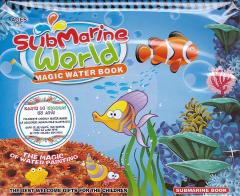 Submarine world. Magic Water Book. Carte de colorat cu apa