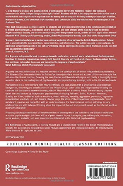 Independent Mind in British Psychoanalysis - Eric Rayner