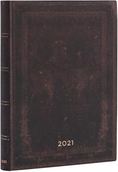 Agenda 2021 - Ultra, Day-at-a-Time - Black Moroccan Bold