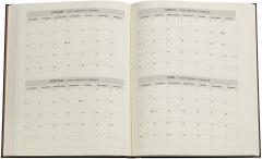 Agenda 2021 - Ultra, Day-at-a-Time - Black Moroccan Bold