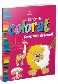 Carte de colorat, continua desenul!