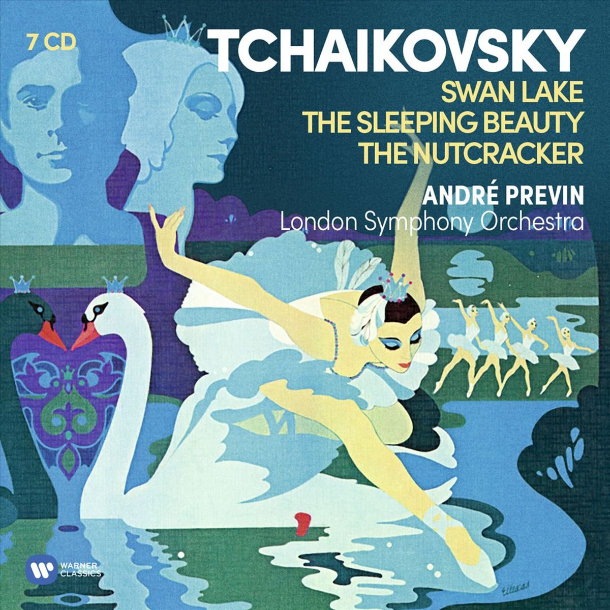 Tchaikovsky Ballets Swan Lake Nutcracker Sleeping Beauty Andre Previn Pyotr Ilyich