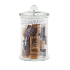 Borcan cu caramele ciocolata / vanilie  - caramels (chocolat / vanille)