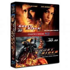 Colectie 2 BD Ghost Rider + Ghost Rider - Spirit of Vengeance 2D+3D (Blu Ray Disc)