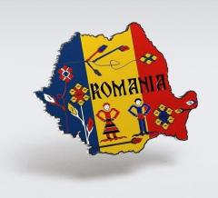 Magnet de frigider din metal - Romania