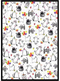 Hartie de impachetat - Doodle Cats
