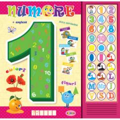 Carte cu sunete - Numere (romana + engleza)