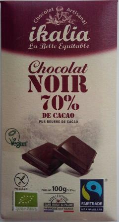 Ciocolata neagra - 70% cacao Bio