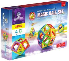 Magspace 26 Piese - Magic Ball Set -  Joc Magnetic Educativ de Constructie 3D