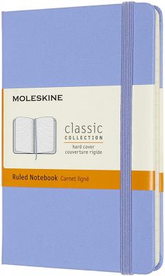 Carnet - Moleskine Classic - Pocket, Hard Cover, Ruled - Hydrangea Blue