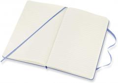 Carnet Moleskine - Hydrangea Blue Large Ruled Notebook Hard 