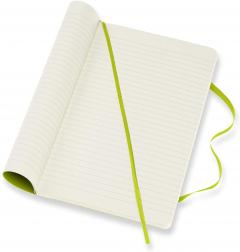 Carnet - Moleskine - Lemon Green Large Ruled Notebook Soft