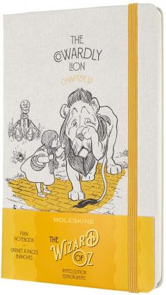 Carnet - Moleskine - Wizard of Oz Limited Edition Plain Notebook - Cowardly Lion 