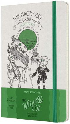 Carnet - Moleskine - Wizard of Oz Limited Edition Ruled Notebook - The Magic Art of the Great Humbug