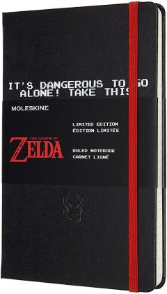 Carnet - Moleskine The Legend of Zelda Sword Theme Limited Edition - Ruled Notebook